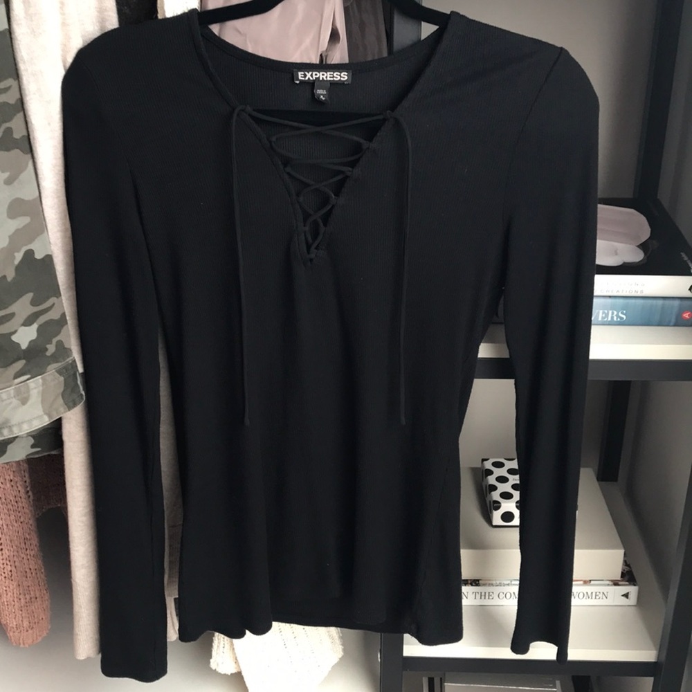 Express Front Tie Top